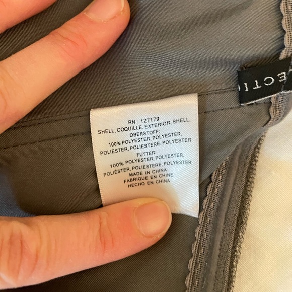 Jenny Yoo, size 8, charcoal evening gown. - Picture 4 of 7